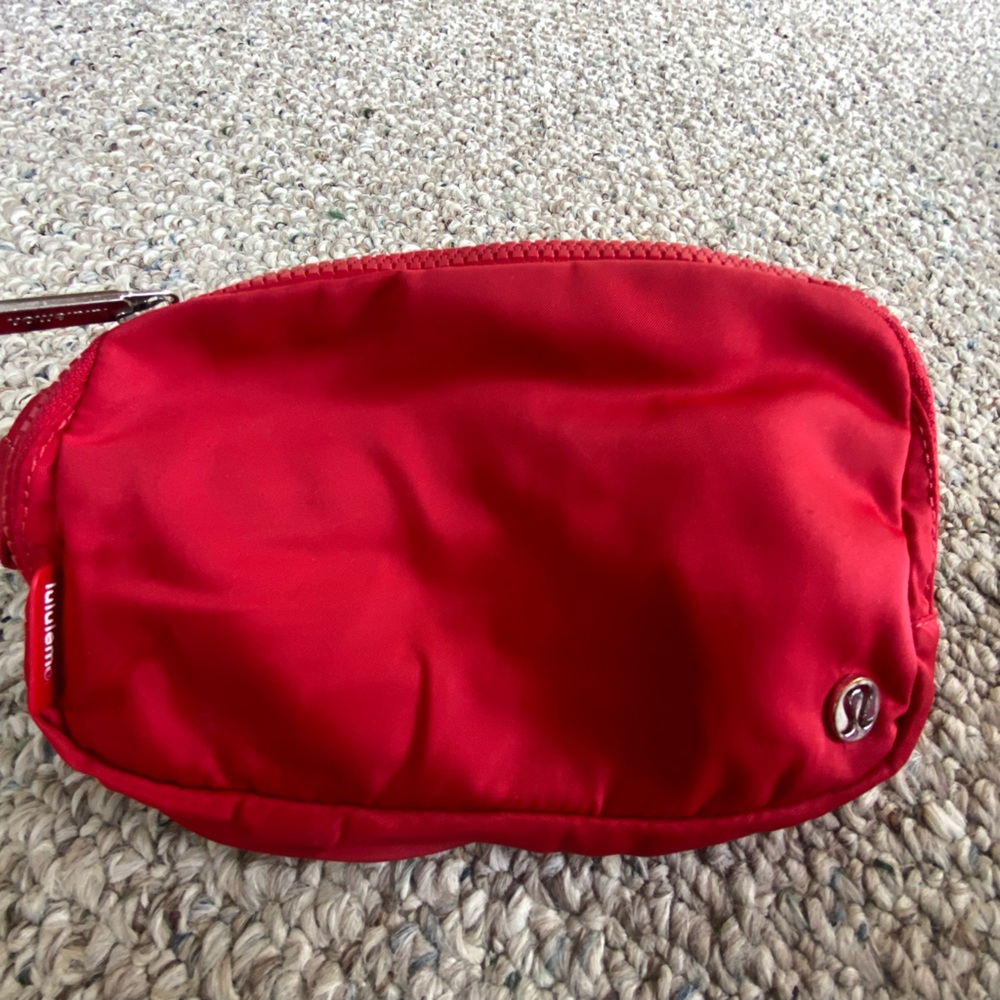 Lululemon Iconic Red Belt Bag